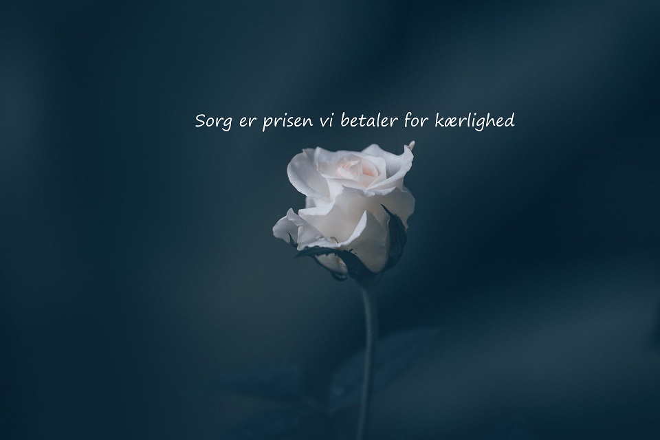 Sorg er prisen vi betaler for kærlighed.