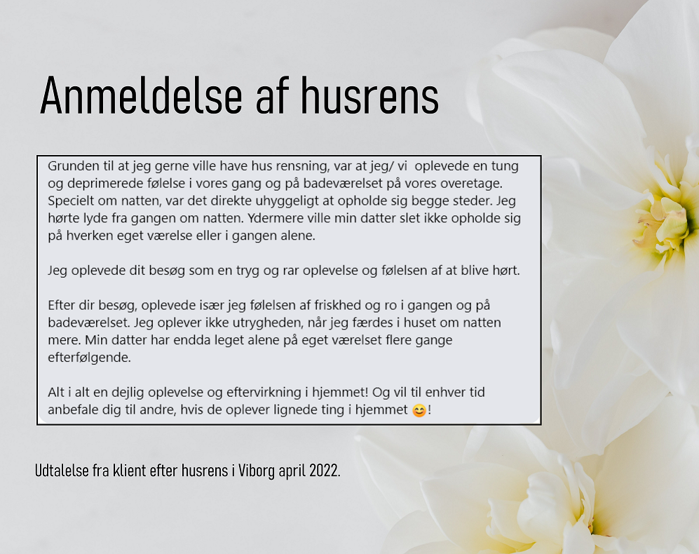 Husrens i Midtjylland, husrenselse og husrensning af hus, rum og kontor.
