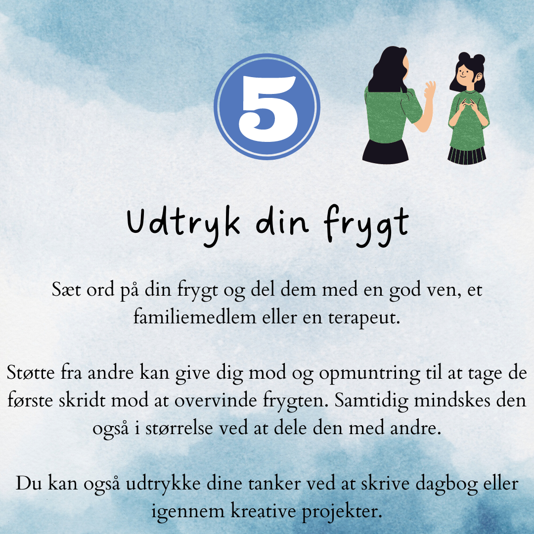 Udtryk din frygt.