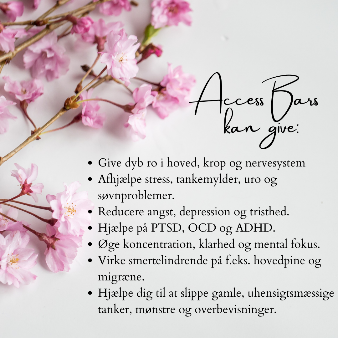 Access Bars gavnlige virkninger på krop og sind.