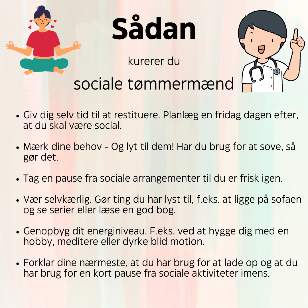 Sådan kurerer du sociale tømmermænd.