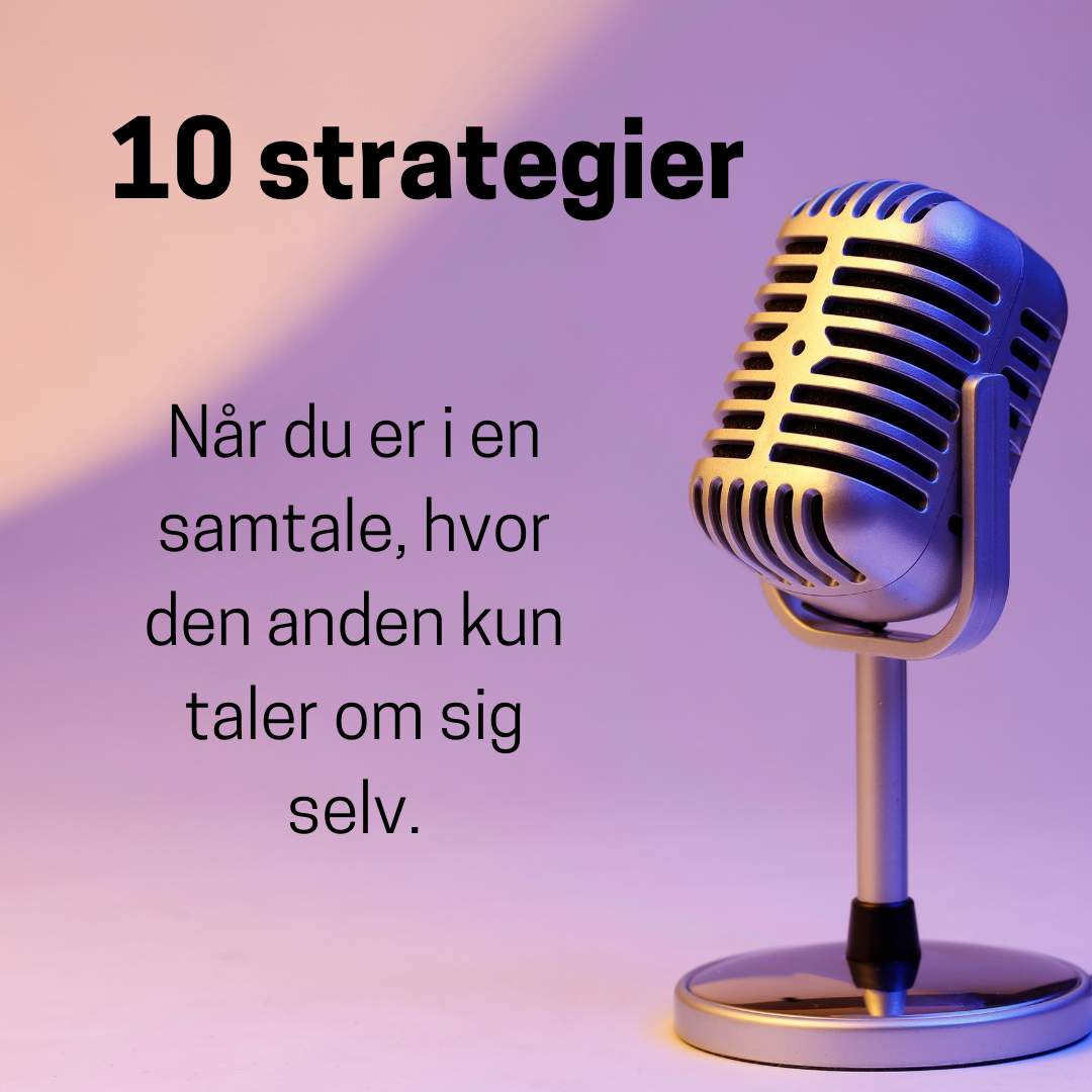 10 strategier til ensidige samtaler