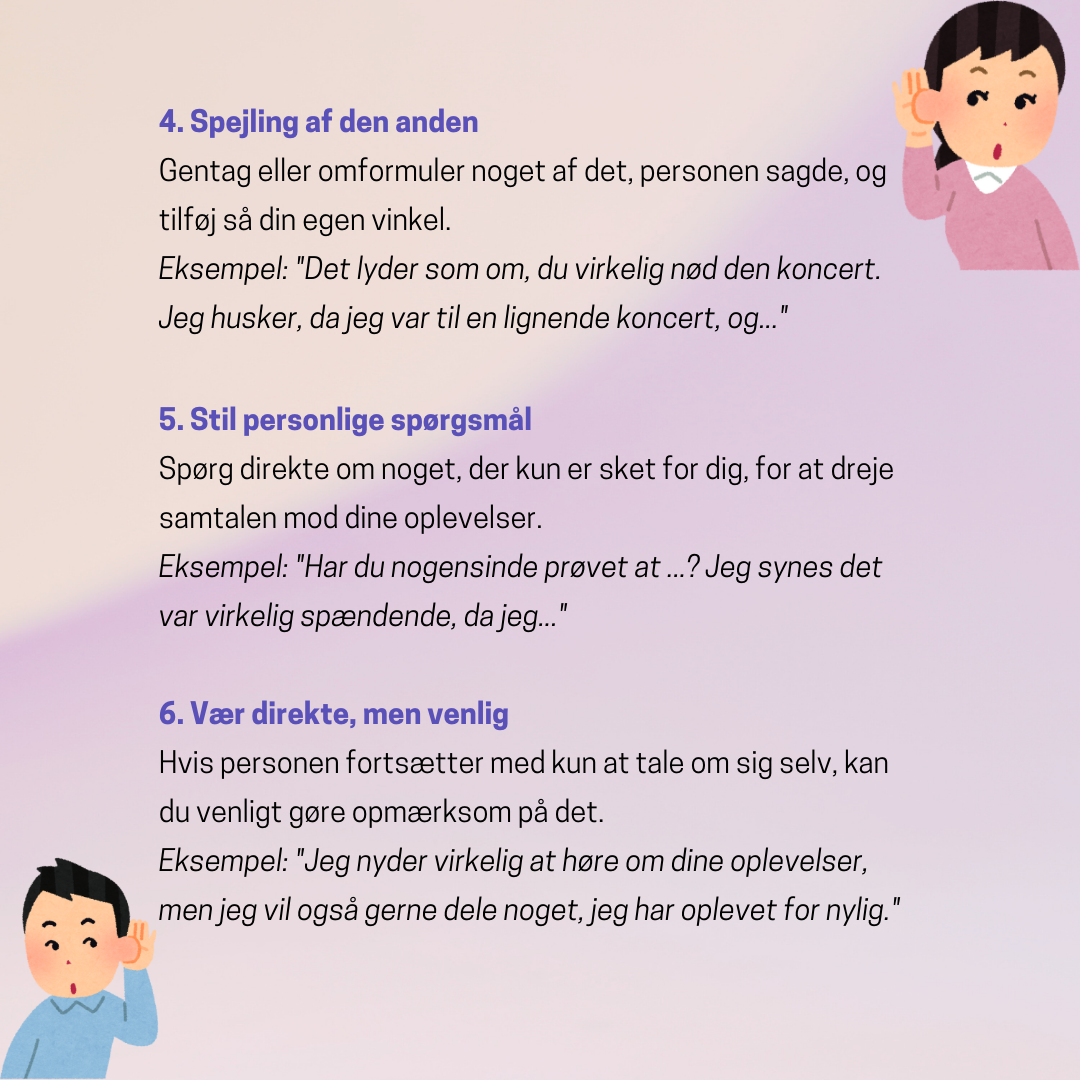 den anden kun taler om sig selv 10 strategier.