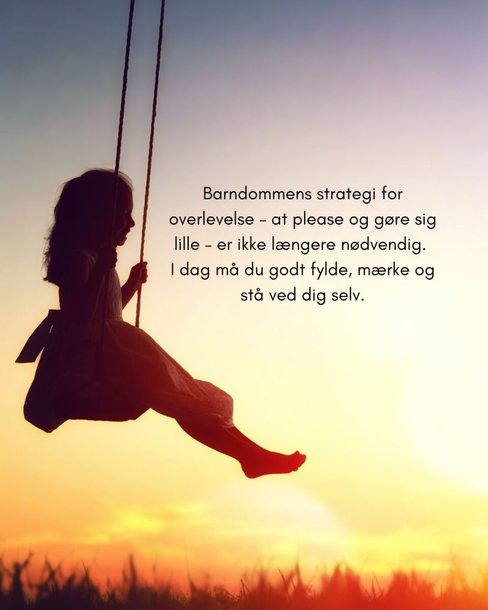 Jeg pleaser andre og glemmer mig selv.
